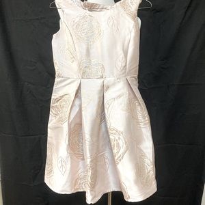 Cream floral formal dress. Girls size 14